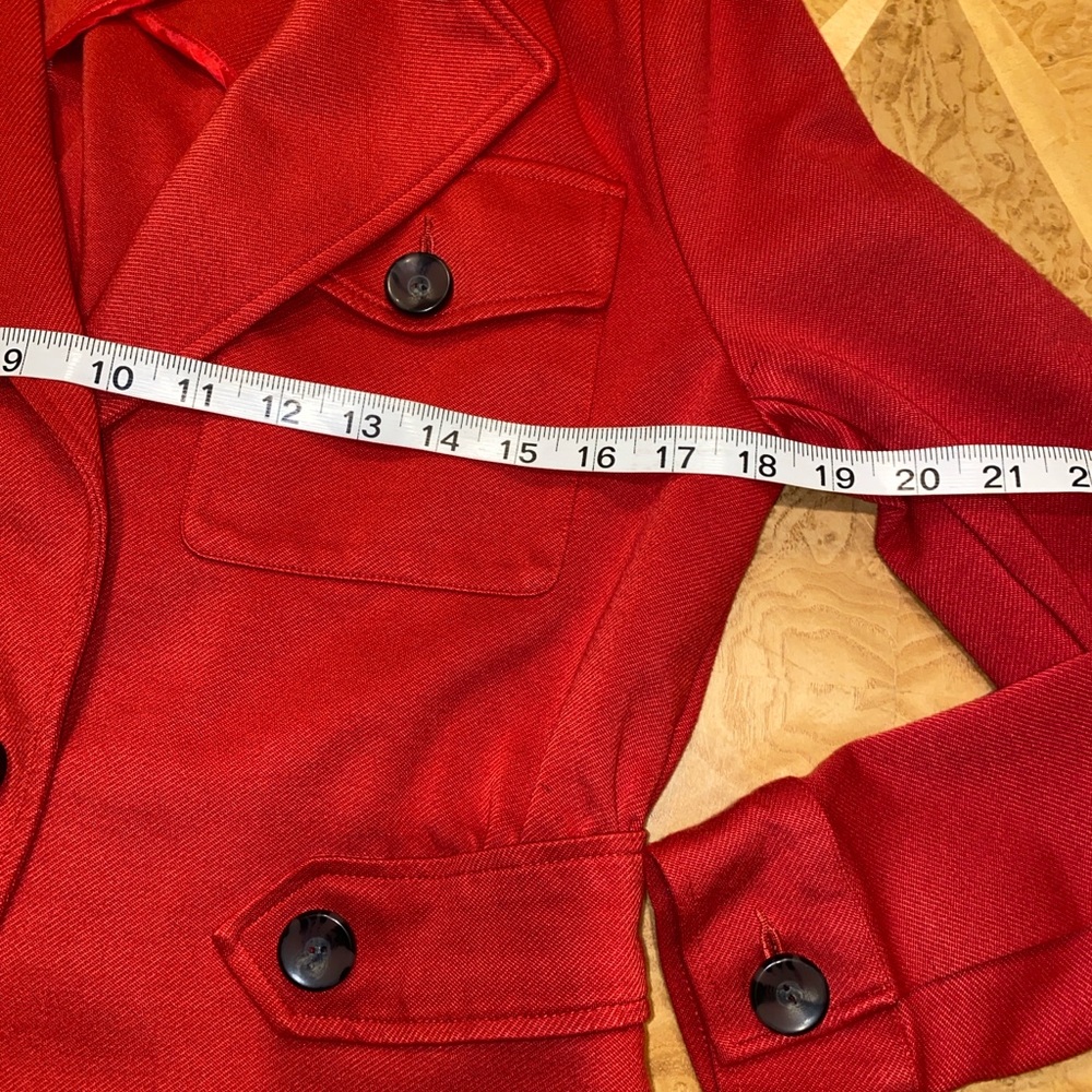 CAbi Little Red Blazer Jacket Size 6 Style #3374 - Picture 5 of 16